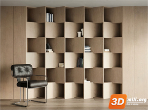Bookcase Skp Files